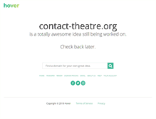 Tablet Screenshot of contact-theatre.org
